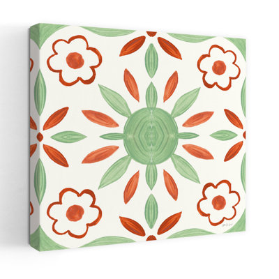 Art contemporain à motif géométrique Southwest Tile III