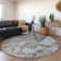 Premium Machine Washable Cerrito AMF519 Pewter Rug