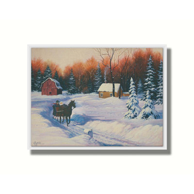 Afternoon Sleigh Ride by Charles White