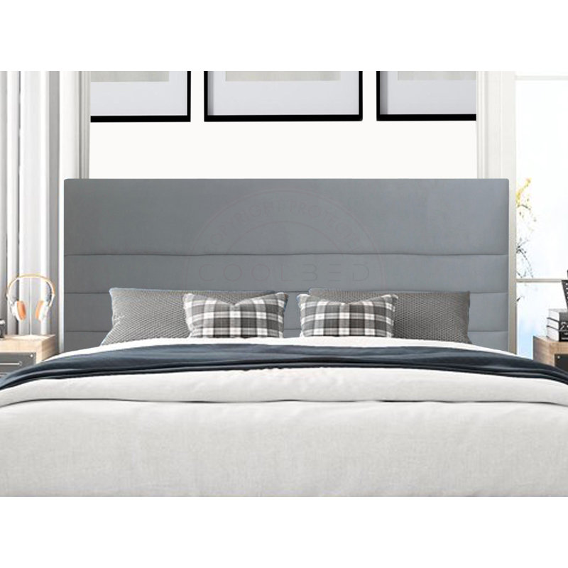 Ghazl Upholstered Headboard, Super King (6'), Mallard