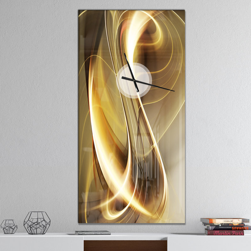 Elegant Modern Sofa - Horloge murale moderne, H 48 po x l 24 po x P 1 po