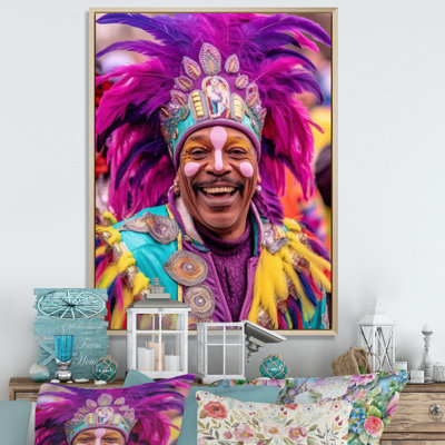 «New Orleans Mardi Gras Celebrations III», reproduction sur toile
