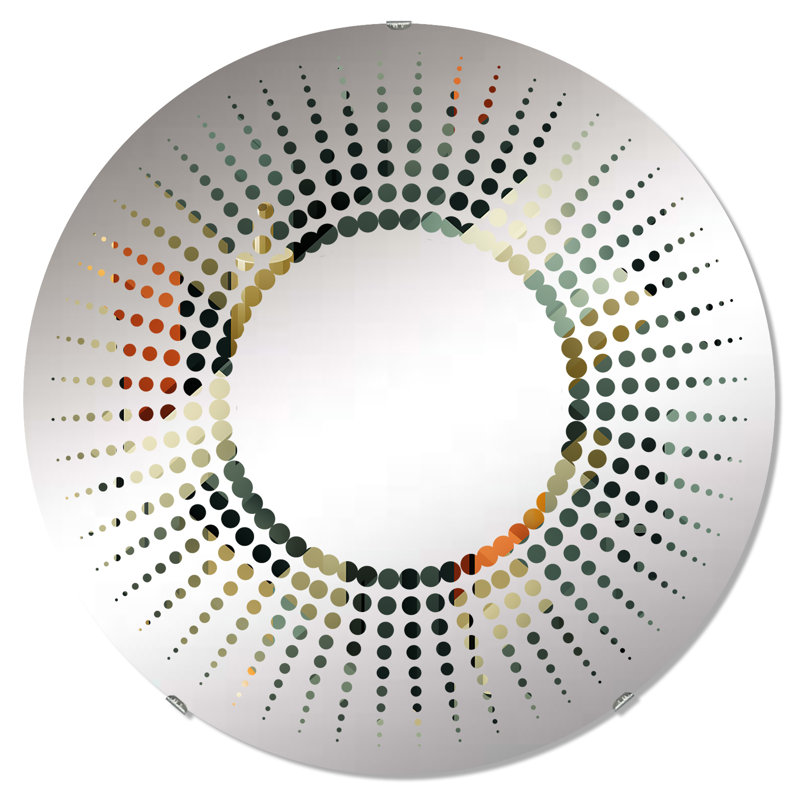 «Green Cubic Oasis Geometric II - Starburst», 31,4 po x 31,4 po