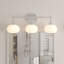 Éclairage pour meuble-lavabo moderne à 3 lumières au fini chrome poli-288885243-288885242-288885222