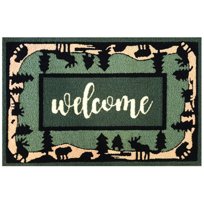 Bordure de désert vert, taille 24 po x 36 po