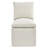 Fontana 19" Wide Chenille Fabric Modern Down Fill Parsons Chairs with Casters
