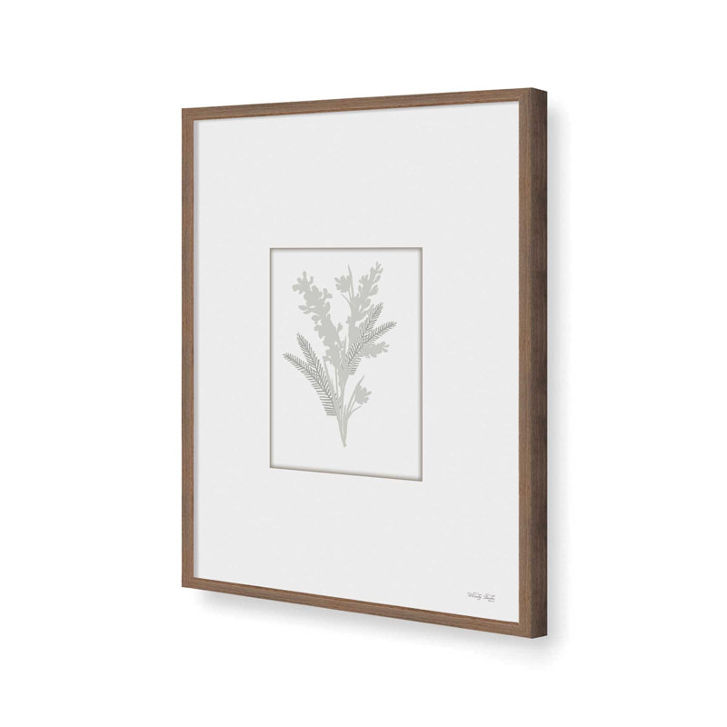 Botanical Silhouette III by Cindy Jacobs Art Print, 24 W x 32 H, Brown, Framed Print