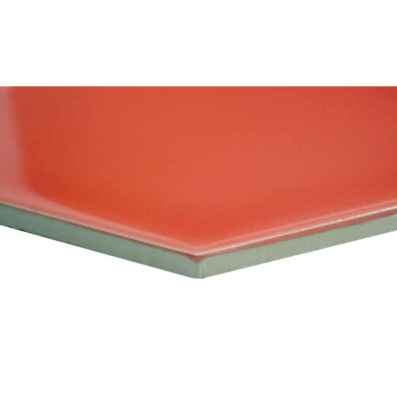 Skite 6 In. X 7 In. Matte Ceramic Wall Tile (6.04 Sq. Ft./Case), Ember