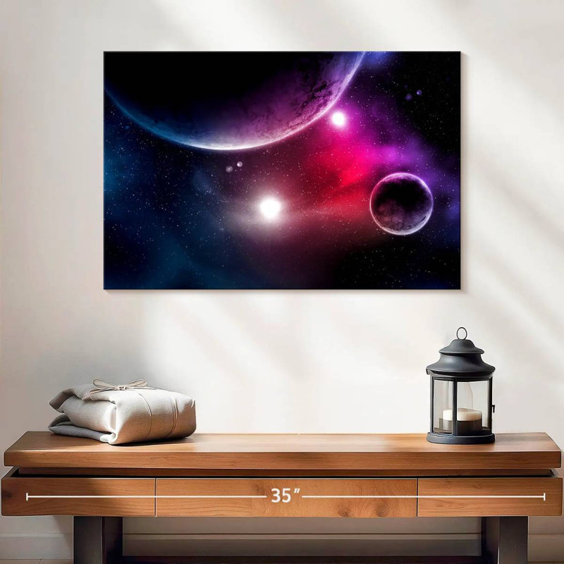 Oberle Stars And Planets, 16" H x 24" W