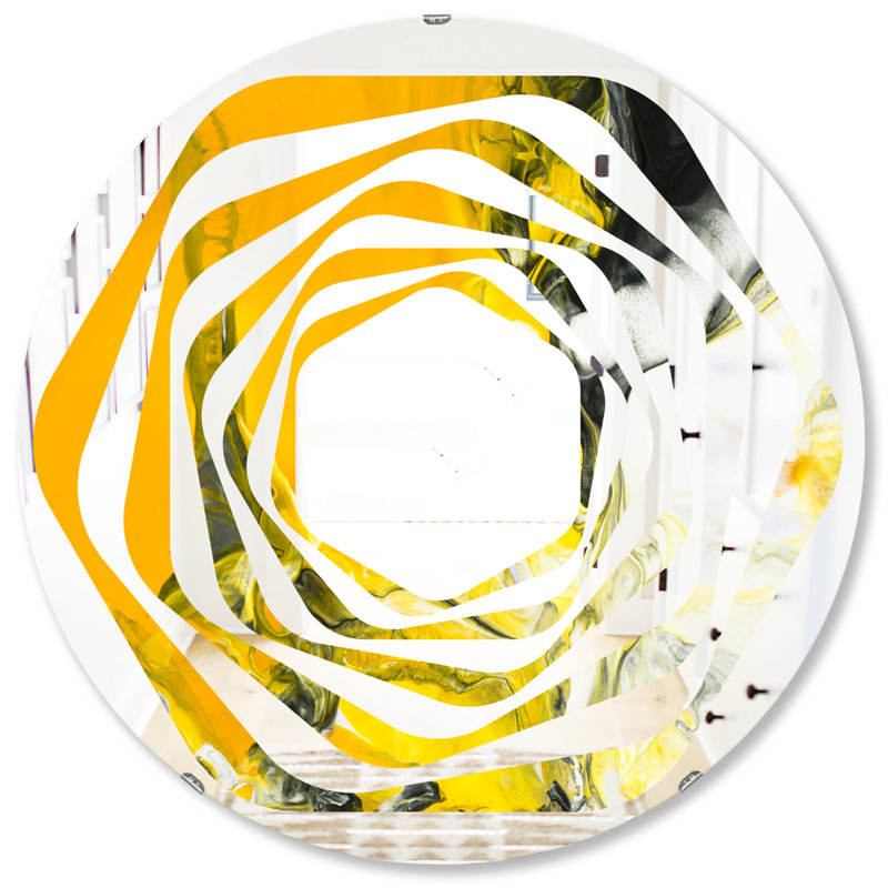 Miroir mural Whirl, H 31,5 po x l po