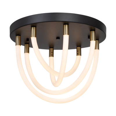 Plastic LED Semi Flush Mount