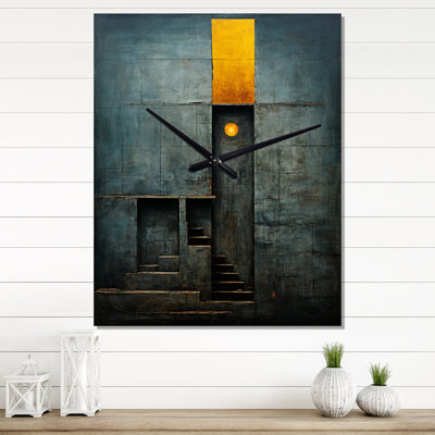 Stairway To Grace Minimal On Indigo V - Transitional Wall Clocks