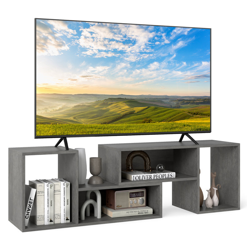 Unfinished TV Stand for TVs up to 58", Grey