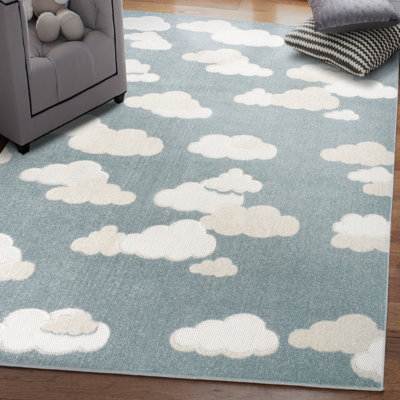 Hedwig High-Low Youth Cloud Scandi Indoor/Outdoor Rug