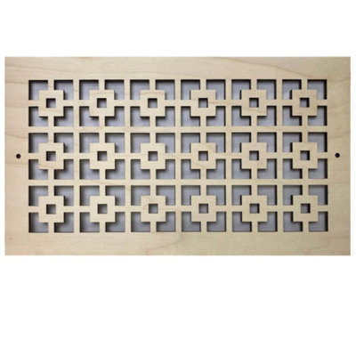 Stellar Air White Wall And Ceiling Registers -4x10 (Duct Opening) 6x12 Overall Size - Catalina  