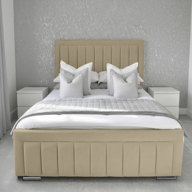 Abianna Upholstered Bed, Coffee, Super King (6')