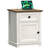 Vianet 24'' Tall End Table with Storage Drawer and Built-In Outlets-731881562