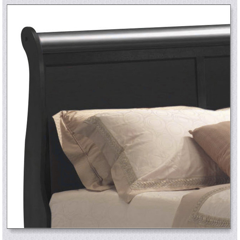 Lit-bateau noir, Noir, Grand