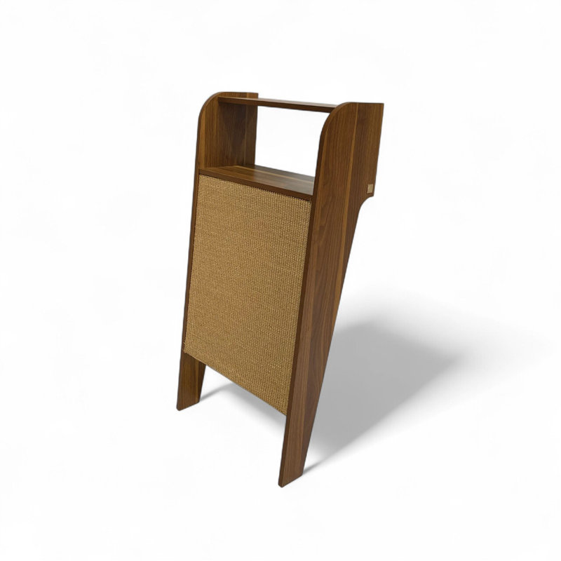 Wesley Wall Cat Scratcher, Walnut, Brown