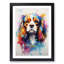 Cavalier King Charles Spaniel Futurism Framed Print-1601739144-1601739151