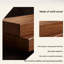 Armoire de rangement artistique en bois massif