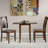 Small Dining Table With Dual 9" Drop Leaf, Dimensions 36"W X 22"D X 29"H, Espresso