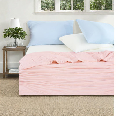 Premium Cooling Bedding Set, Pink Nylon 90x90, All-season Comfort