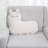  Little Love by NoJo Llama Shaped Plush Sherpa Decorative Pillow 