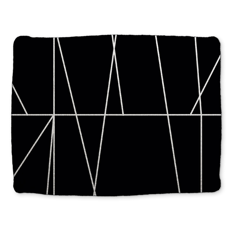 White Stripes Abstract Braided Polyester Placemat - Home Decor