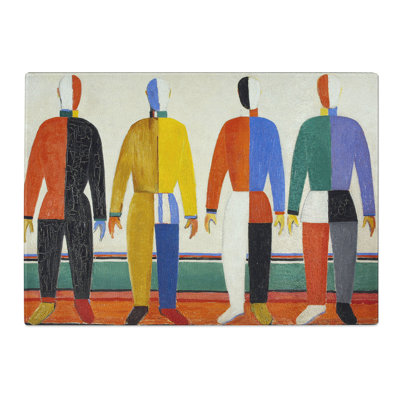 Men by Kazimir Malevich Chopping Board