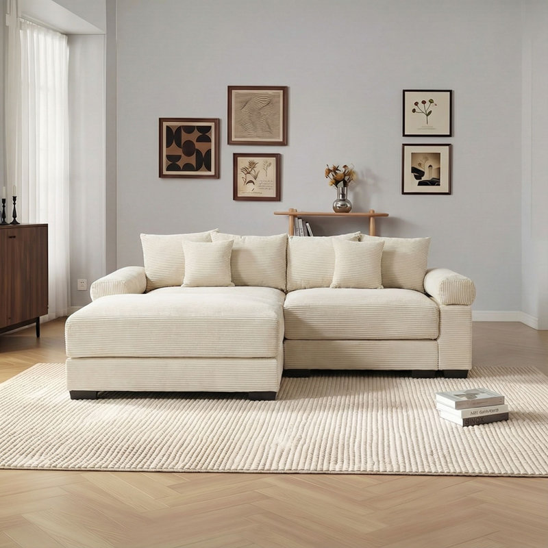 Canapé 92 po, Beige