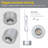 PureVue Mini Under Cabinet LED Puck Light, Angled, 3000K