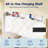 Upholstered Velvet Bed Frame With Storage Headboard And Charging Station-631883289-631883290