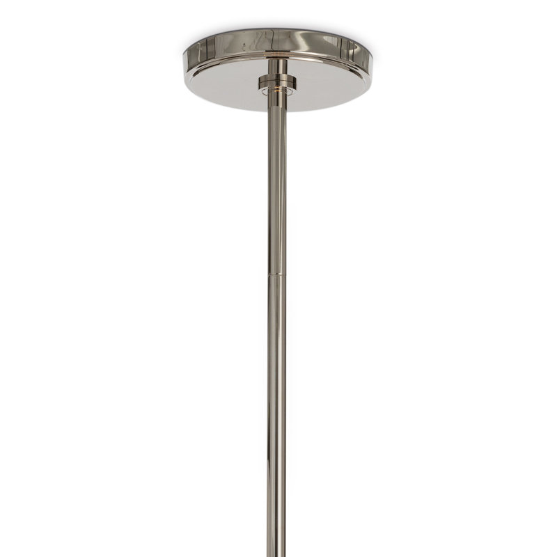 Luminaire suspendu en cristal Bijoux, Nickel poli