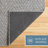 TOWN & COUNTRY BASICS Pax Herringbone Textured Solid Machine Washable Area Rug Grey-101377643