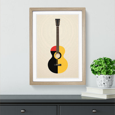 Guitar Minimalism - Framed Print