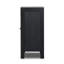 Silfa Bar Cabinet-Black Circle Cane