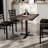 Rectangular Solid Wood Commercial Tabletop with Dining Height X-Base-427946859-427946855-427946852