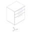 Semplice 50cm W Manufactured Wood Bedside Table