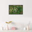 «Abstract Dreaming About Emerald Geode Crystals», impression sur toile tendue-68015342-68015345