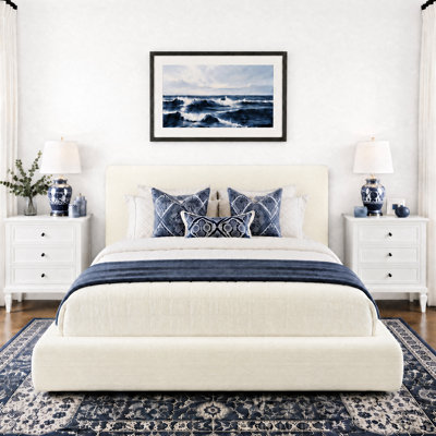 Lit plateforme tapissier Luxurious