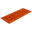 Tapis orange noué à la main de conception unique Holsworth