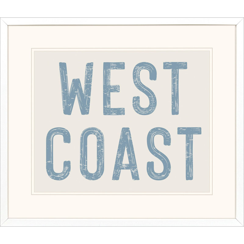 West Coast, art encadré