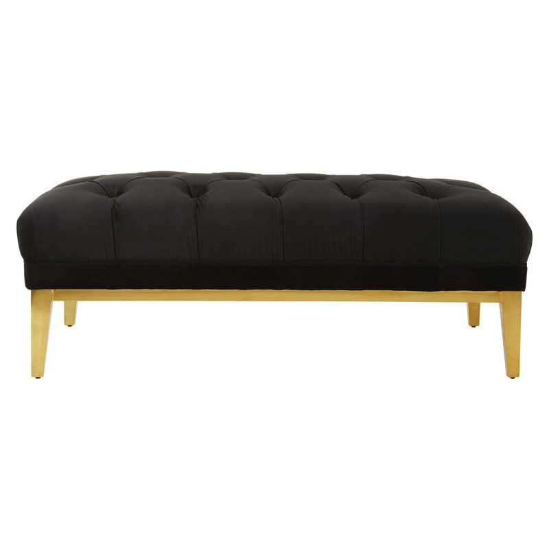 Briarcliff 123cm Wide Tufted Rectangle Solid Colour Cocktail Ottoman