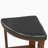 Solid Wood Glass Top Round Table Set, Coffee Table With 4 Stools