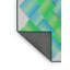 Tapis vert/bleu de mer à motifs-1115739811