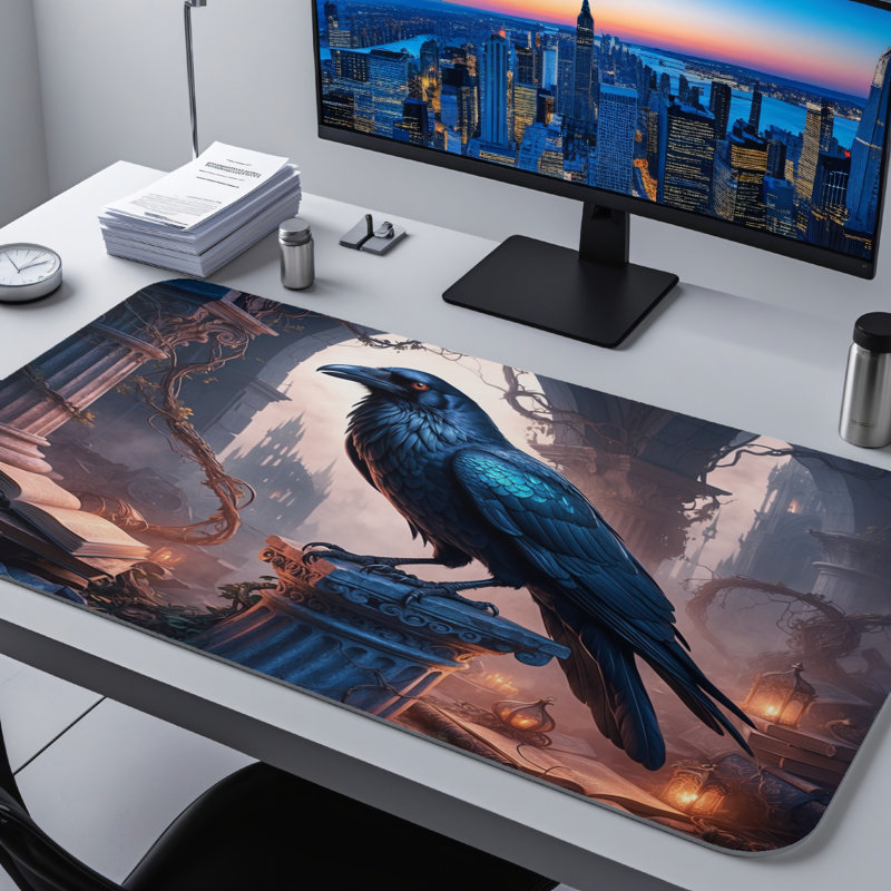 Polyester Desk Pad, 23.6x13.8