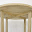 Shanay Oak Round Solid Wood Dining Table-2084188671-2084188670