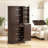 Distressed Brown Tall Pantry Cabinet-11286049