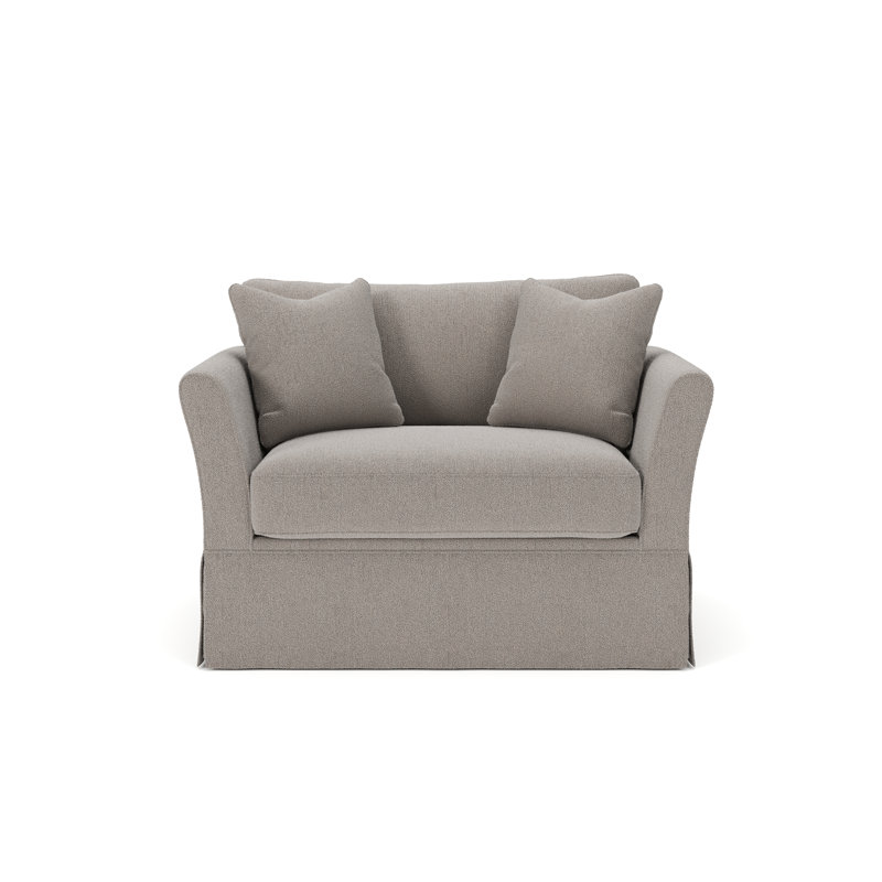Chaise et demi rembourrée Shelby, «Beat Sand Performance»